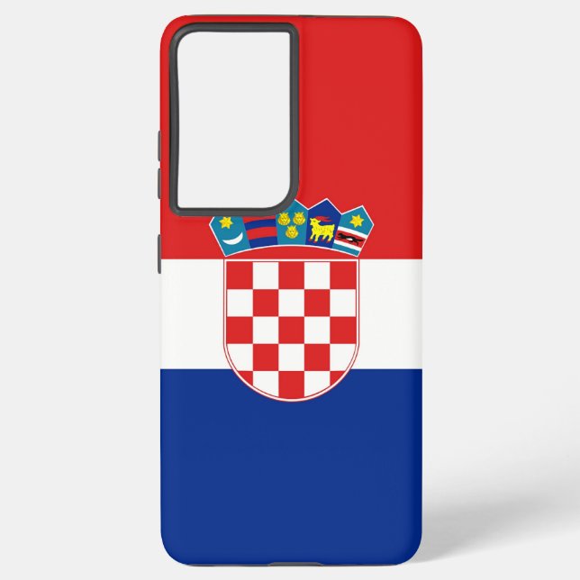 Samsung Galaxy S21 Plus Case flag of Croatia (Back)