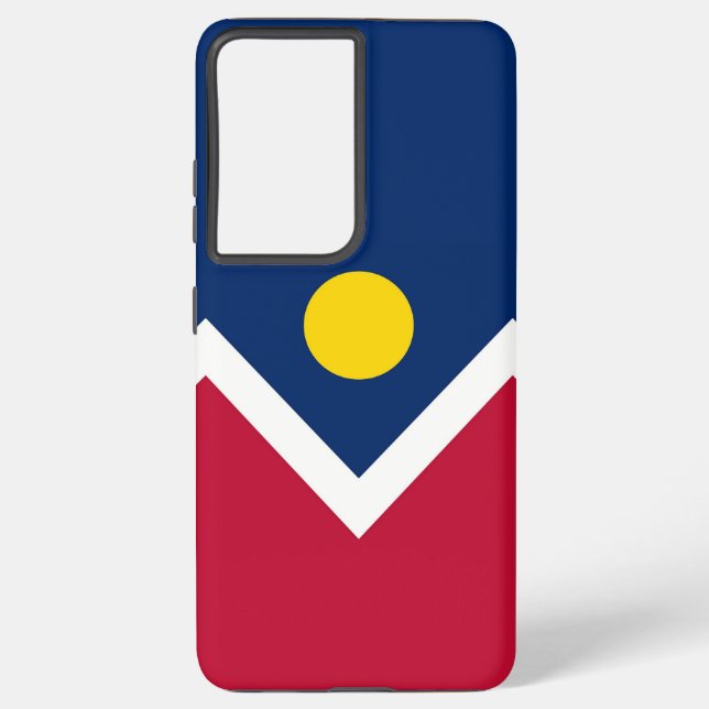 Samsung Galaxy S21 Plus Case Flag of Denver (Back)
