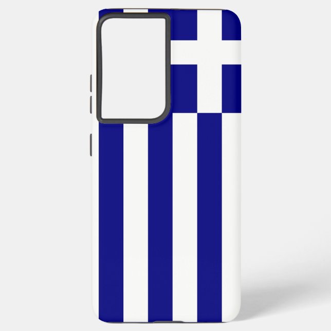 Samsung Galaxy S21 Plus Case flag of Greece (Back)