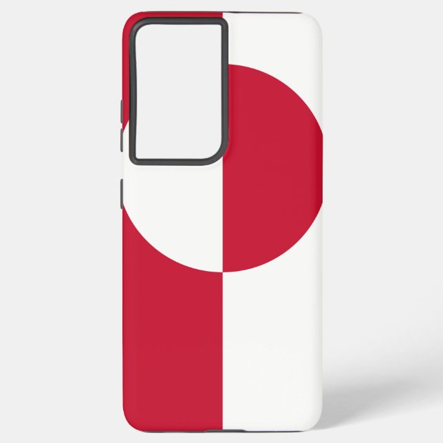 Samsung Galaxy S21 Plus Case flag of Greenland (Back)