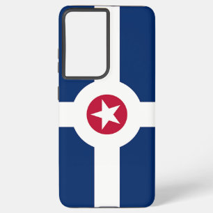Samsung Galaxy S21 Plus Case Flag of Indianapolis