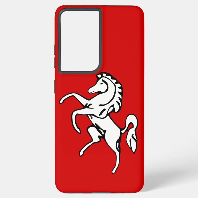 Samsung Galaxy S21 Plus Case flag of Kent County (Back)