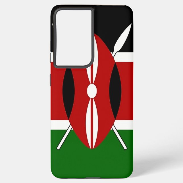 Samsung Galaxy S21 Plus Case Flag of Kenya (Back)