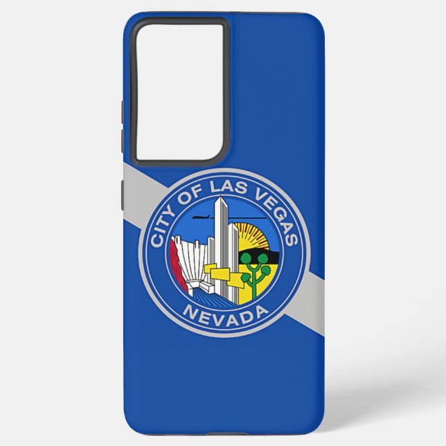 Samsung Galaxy S21 Plus Case Flag of Las Vegas (Back)