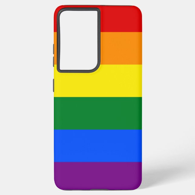 Samsung Galaxy S21 Plus Case flag of LGBT (Back)