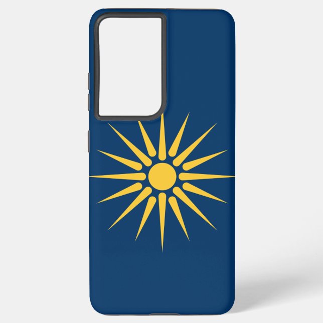Samsung Galaxy S21 Plus Case flag of Macedonia (Back)