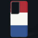 Samsung Galaxy S21 Plus Case flag of Netherlands<br><div class="desc">Introducing our Samsung Galaxy S21 Plus cover featuring the flag of the Netherlands, designed to blend protection with a celebration of Dutch heritage. Crafted with meticulous attention to detail, this cover proudly displays the iconic tricolor of red, white, and blue, symbolising the Netherlands' history, culture, and national identity. Whether you're...</div>