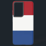 Samsung Galaxy S21 Plus Case flag of Netherlands<br><div class="desc">Introducing our Samsung Galaxy S21 Plus cover featuring the flag of the Netherlands, designed to blend protection with a celebration of Dutch heritage. Crafted with meticulous attention to detail, this cover proudly displays the iconic tricolor of red, white, and blue, symbolising the Netherlands' history, culture, and national identity. Whether you're...</div>