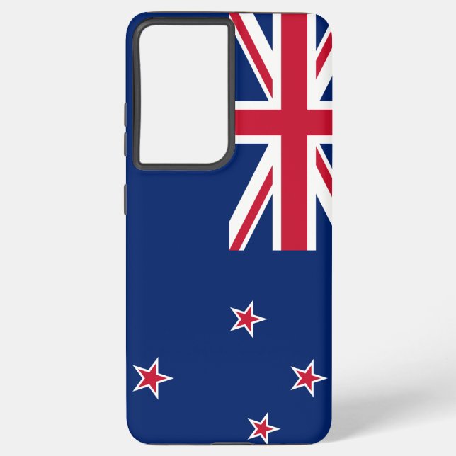 Samsung Galaxy S21 Plus Case flag of New Zealand (Back)
