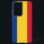 Samsung Galaxy S21 Plus Case flag of Romania<br><div class="desc">Add a touch of Romanian pride to your phone with our Samsung Galaxy S21 Plus cover featuring the flag of Romania! Crafted with attention to detail, this phone cover celebrates Romanian heritage and cultural identity. The design proudly displays the iconic colours and emblem of the Romanian flag, symbolising the nation's...</div>
