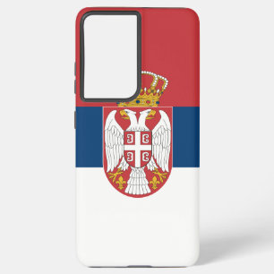 Samsung Galaxy S21 Plus Case flag of Serbia