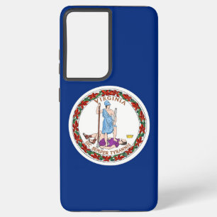 Samsung Galaxy S21 Plus Case flag of Virginia