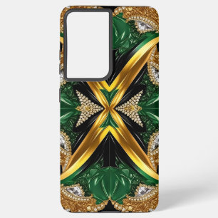 Samsung Galaxy S21 Plus Case Jamaican Colours