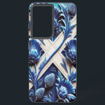 Samsung Galaxy S21 Plus Case Scottish Thistles<br><div class="desc">Display your Scottish pride with our Samsung Galaxy S21 Plus case, featuring a unique design that blends the elegance of Scottish thistles with a modern abstract interpretation of the Scottish flag! Expertly crafted for both style and protection, this phone case is more than just an accessory—it’s a celebration of Scotland’s...</div>