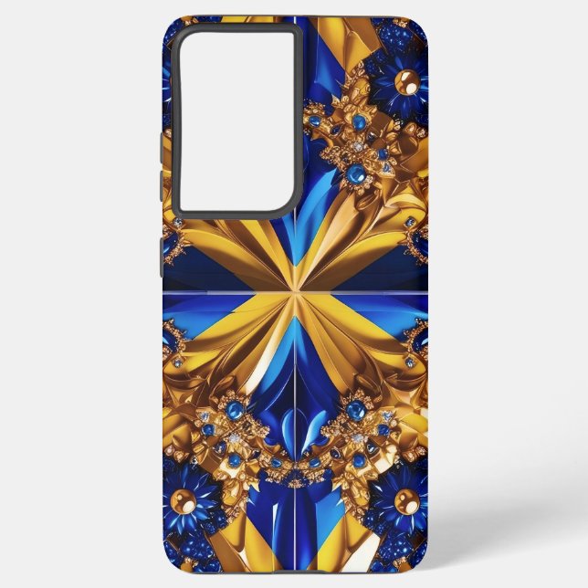 Samsung Galaxy S21 Plus Case Sweden Colours (Back)