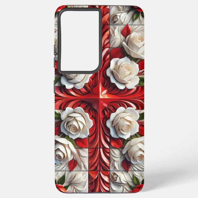Samsung Galaxy S21 Ultra Case English Roses (Back)