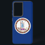 Samsung Galaxy S21 Ultra Case flag of Virginia<br><div class="desc">Add a touch of Virginia pride to your Samsung Galaxy S21 Ultra with our exclusive phone cover featuring the flag of Virginia! Crafted with meticulous attention to detail, this phone cover is more than just functional; it's a celebration of Virginia's rich heritage and cultural significance. The bold design proudly showcases...</div>