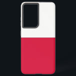 Samsung Galaxy S21 Ultra Case Poland flag<br><div class="desc">Transform your Samsung Galaxy S21 Ultra into a celebration of Polish heritage with our exclusive cover featuring the flag of Poland! Crafted with precision and pride, this phone cover boldly showcases the iconic colours and emblem of the Polish flag, symbolising the nation's rich history and cultural identity. Whether you're attending...</div>