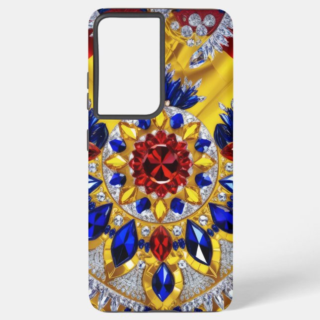 Samsung Galaxy S21 Ultra Case Romanian Colours (Back)