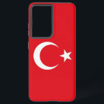 Samsung Galaxy S21 Ultra Case Turkey flag<br><div class="desc">Introducing our Samsung Galaxy S21 Ultra case featuring the flag of Turkey, designed to blend protection with a celebration of Turkish heritage! Crafted with meticulous attention to detail, this case proudly displays the red background and white star and crescent of the Turkish flag, symbolising the nation's rich history and cultural...</div>