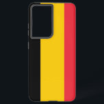 Samsung Galaxy S21 Ultra Case with Belgium flag<br><div class="desc">Transform your Samsung Galaxy S21 Ultra with our exclusive phone cover featuring the flag of Belgium! Crafted with meticulous attention to detail, this phone cover proudly showcases the iconic design of the Belgian flag. The flag features three vertical stripes in black, yellow, and red, symbolising the nation's unity and history....</div>