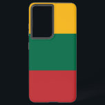 Samsung Galaxy S21 Ultra Case with Lithuania flag<br><div class="desc">Protect your Samsung Galaxy S21 Ultra while showcasing your national pride with our exclusive case featuring the flag of Lithuania! Expertly designed to combine strong protection with cultural flair, this phone case is more than just an everyday accessory—it’s a celebration of Lithuania’s rich heritage. The striking design displays the vibrant...</div>
