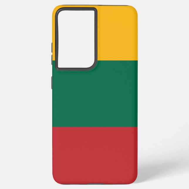 Samsung Galaxy S21 Ultra Case with Lithuania flag (Back)