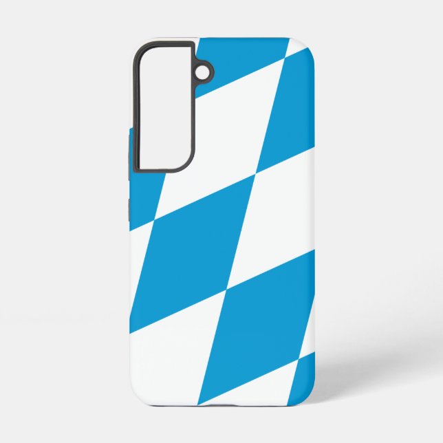 Samsung Galaxy S22 Case Flag of Bavaria, Germany (Back)