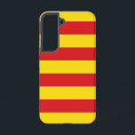Samsung Galaxy S22 Case Flag of Catalonia<br><div class="desc">Add a touch of Catalonian pride to your everyday essentials with our exclusive Samsung Galaxy S22 case featuring the flag of Catalonia! Crafted with meticulous attention to detail, this phone case is more than just a functional item; it’s a celebration of Catalonia’s heritage and cultural pride. The vibrant design prominently...</div>