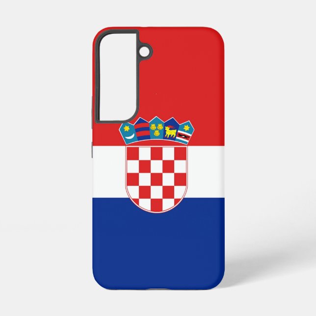 Samsung Galaxy S22 Case Flag of Croatia (Back)