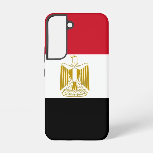 Samsung Galaxy S22 Case Flag of Egypt (Back)