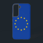 Samsung Galaxy S22 Case Flag of European Union<br><div class="desc">Add a vibrant touch of European spirit to your Samsung Galaxy S22 with our exclusive phone cover featuring the flag of the European Union! Crafted with meticulous attention to detail, this phone cover is more than just functional; it's a celebration of European heritage and unity. The bold design proudly showcases...</div>