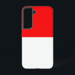 Samsung Galaxy S22 Case Flag of Indonesia<br><div class="desc">Add a bold statement of Indonesian pride to your tech collection with our exclusive Samsung Galaxy S22 case featuring the flag of Indonesia! Crafted with meticulous attention to detail, this case is more than just a protective accessory; it’s a celebration of Indonesia’s heritage and cultural pride. The vibrant design prominently...</div>