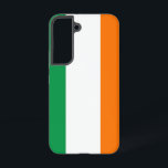 Samsung Galaxy S22 Case Flag of Ireland<br><div class="desc">Add a touch of Irish pride to your Samsung Galaxy S22 with our exclusive cover featuring the flag of Ireland! Crafted with meticulous attention to detail, this cover is more than just a protective accessory; it's a celebration of Irish heritage and cultural richness. The design proudly showcases the iconic tricolor...</div>