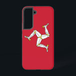 Samsung Galaxy S22 Case Flag of Isle of Man<br><div class="desc">Introducing our Samsung Galaxy S22 case featuring the flag of the Isle of Man, designed to blend protection with a celebration of Manx heritage! Crafted with meticulous attention to detail, this case honours the Isle of Man's rich cultural identity. The design prominently features the iconic Three Legs of Man symbol...</div>