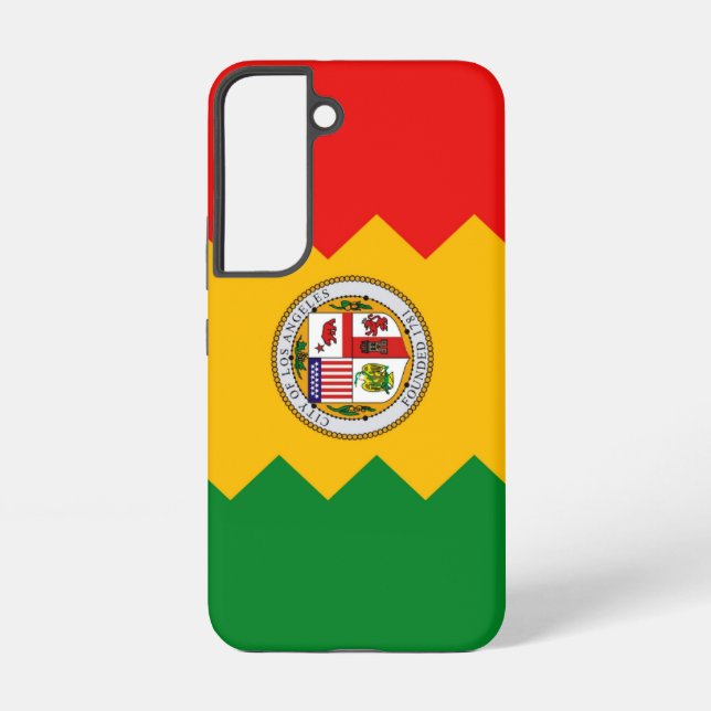 Samsung Galaxy S22 Case Flag of Los Angeles (Back)