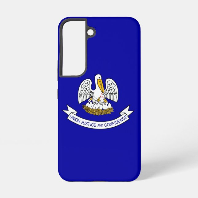 Samsung Galaxy S22 Case Flag of Louisiana (Back)