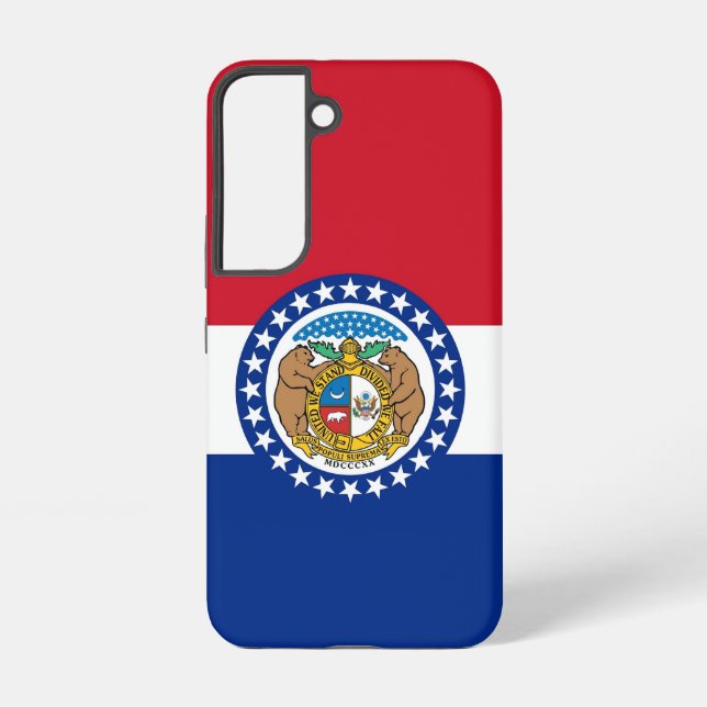 Samsung Galaxy S22 Case Flag of Missouri (Back)
