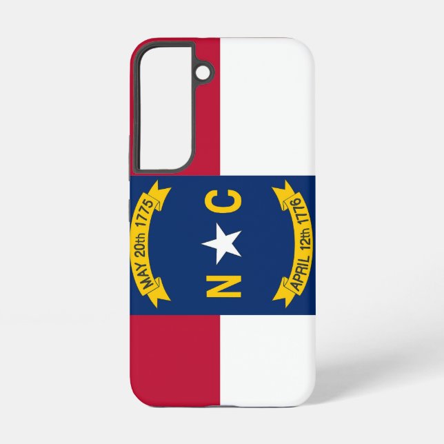 Samsung Galaxy S22 Case Flag of North Carolina (Back)