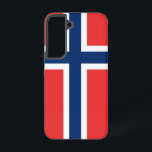 Samsung Galaxy S22 Case Flag of Norway<br><div class="desc">Elevate your Samsung Galaxy S22 with our exclusive phone cover adorned with the bold and iconic flag of Norway. Crafted with precision and care, this cover not only safeguards your device but also celebrates Norway's rich cultural heritage. The design prominently features the distinctive red, white, and blue cross, symbolising Norway's...</div>