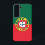 Samsung Galaxy S22 Case Flag of Portugal<br><div class="desc">Transform your Samsung Galaxy S22 into a celebration of Portuguese heritage with our exclusive cover featuring the flag of Portugal! Crafted with precision and pride, this phone cover boldly showcases the iconic colours and emblem of the Portuguese flag, symbolising the nation's rich history and cultural identity. Whether you're attending cultural...</div>