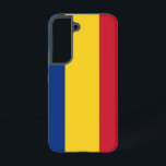 Samsung Galaxy S22 Case Flag of Romania<br><div class="desc">Add a vibrant touch of Romanian spirit to your phone accessories with our exclusive Samsung Galaxy S22 cover featuring the flag of Romania! Crafted with meticulous attention to detail, this phone cover is more than just functional; it's a celebration of Romanian heritage and cultural pride. The bold design proudly showcases...</div>