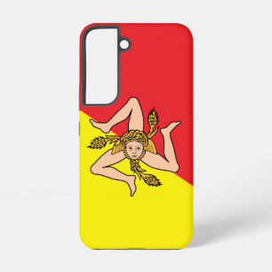 Samsung Galaxy S22 Case Flag of Sicily, Italy