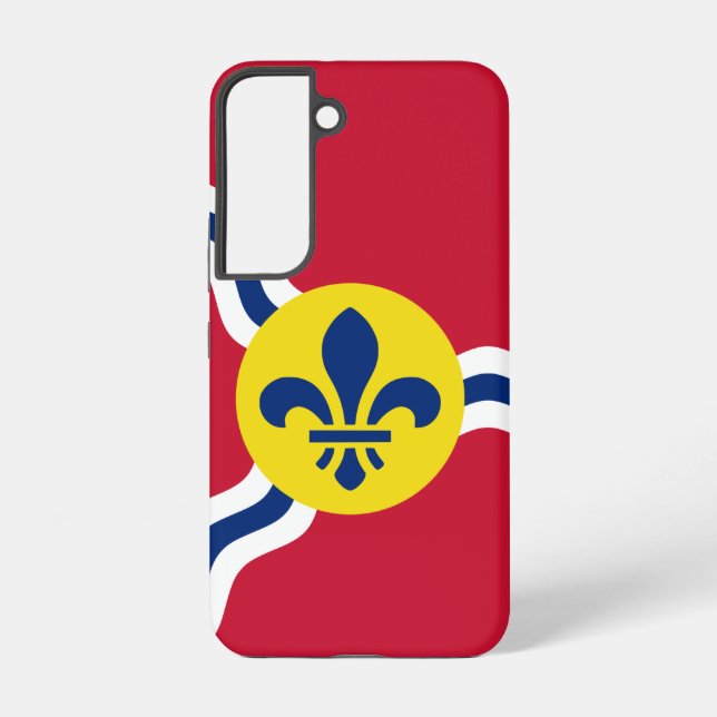 Samsung Galaxy S22 Case Flag of St. Louis, USA (Back)