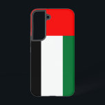 Samsung Galaxy S22 Case Flag of U A E<br><div class="desc">Introducing our Samsung Galaxy S22 case featuring the flag of the United Arab Emirates (UAE), designed to blend protection with a celebration of Emirati heritage! Crafted with meticulous attention to detail, this case proudly displays the UAE flag, which consists of four colours representing the unity and federation of the seven...</div>