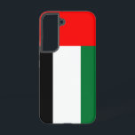 Samsung Galaxy S22 Case Flag of U A E<br><div class="desc">Introducing our Samsung Galaxy S22 case featuring the flag of the United Arab Emirates (UAE), designed to blend protection with a celebration of Emirati heritage! Crafted with meticulous attention to detail, this case proudly displays the UAE flag, which consists of four colours representing the unity and federation of the seven...</div>