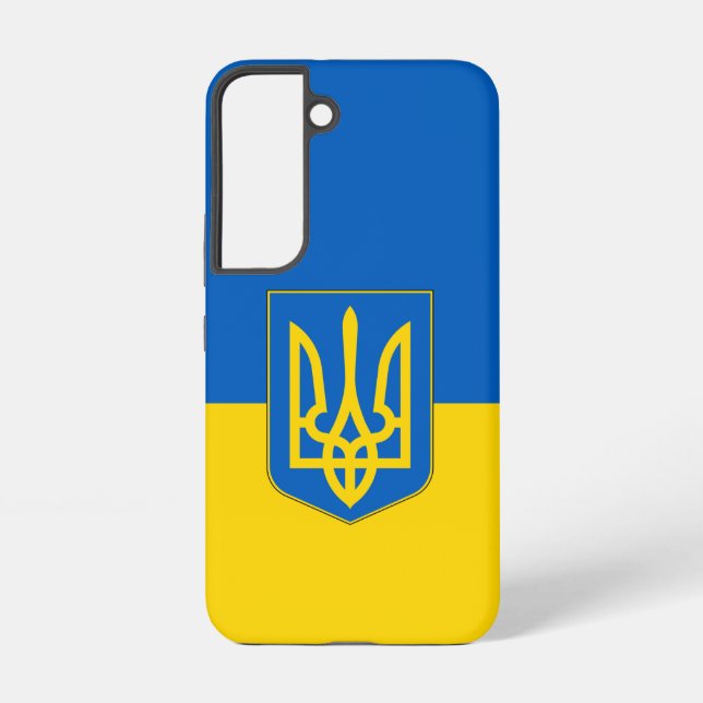 Samsung Galaxy S22 Case Flag of Ukraine (Back)