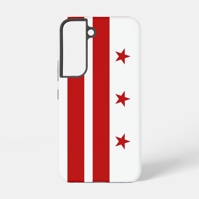 Samsung Galaxy S22 Case Flag of Washington DC (Back)