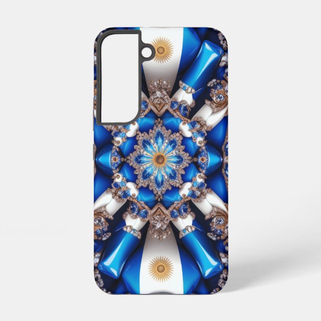 Samsung Galaxy S22 Case with Argentinian Colours (Back)