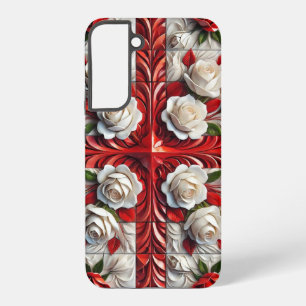 Samsung Galaxy S22 Plus Case English Roses